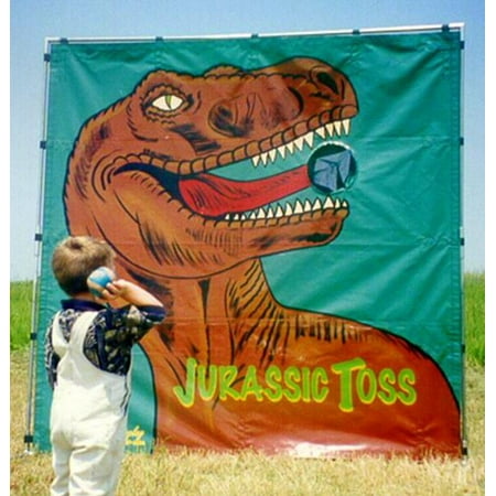 jurassic toss interactive carnival dinosaur frame game walmart com