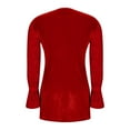 thumbnail image 7 of Sequin Dress for Women Holiday Party Dress Christmas Dresses Formal Sequin Velvet Mini Dress for Women Trendy Long Sleeve A Line Sparkly Trendy U-Shaped Collar Glitter Short Dresses, Red-XXL, 7 of 7