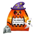 thumbnail image 1 of Inflable Halloween calabaza con boca de espanto gigante Artego 2.2m, 1 of 7