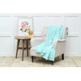 thumbnail image 2 of 50" x 60" Sea Glass Cotton Woven Waffle Throw Blanket, All Seasons Decor, 2 of 4