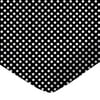 SheetWorld Fitted 100% Cotton Percale Play Yard Sheet Fits BabyBjorn Travel Crib Light 24 x 42, Primary Polka Dots Black Woven