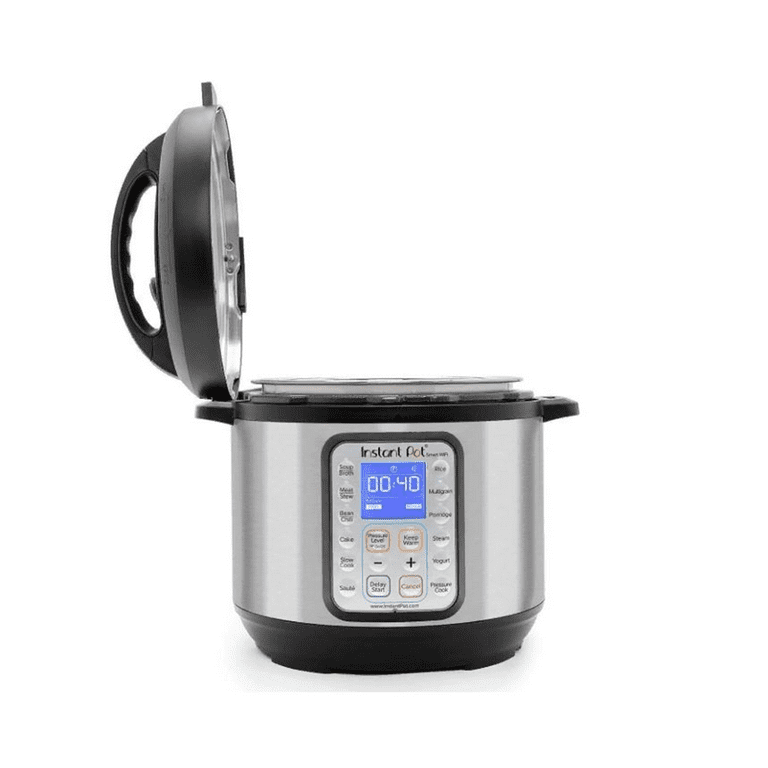 Instant Pot Model Duo Nova 60 Silver Multi Use Electric Pressure Cooker 6  Quart 857561008798