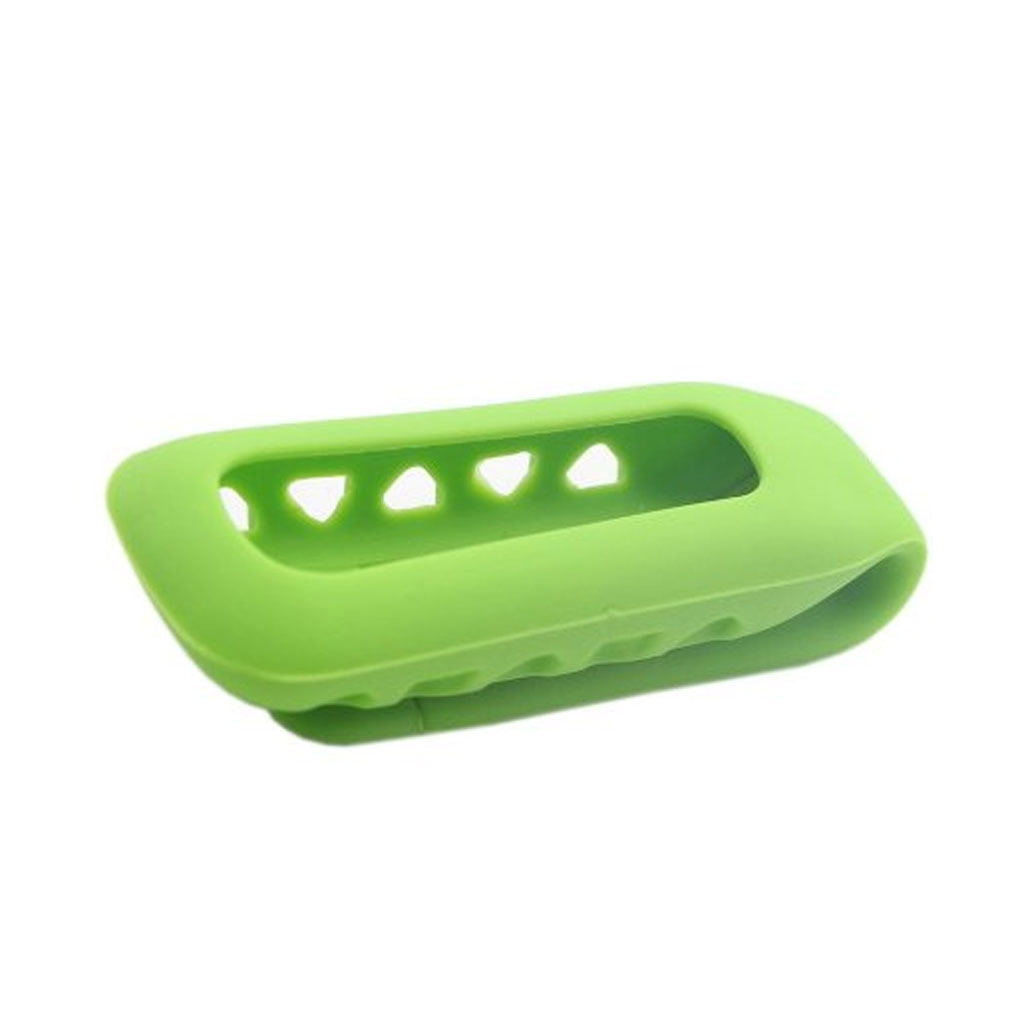 Silicon Clip Clamp Belt Case Sleeve Pouch Cover for Fitbit One Tracker Green 