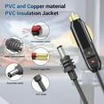 thumbnail image 4 of Câble d'Alimentation DC, Câble d'Alimentation Satellite DC pour Voiture, Allume-Cigare 18AWG vers Cordon DC, Design Résistant à l'Eau IP68, Plug and Play, pour Usage Intérieur Extérieur, 4 of 7