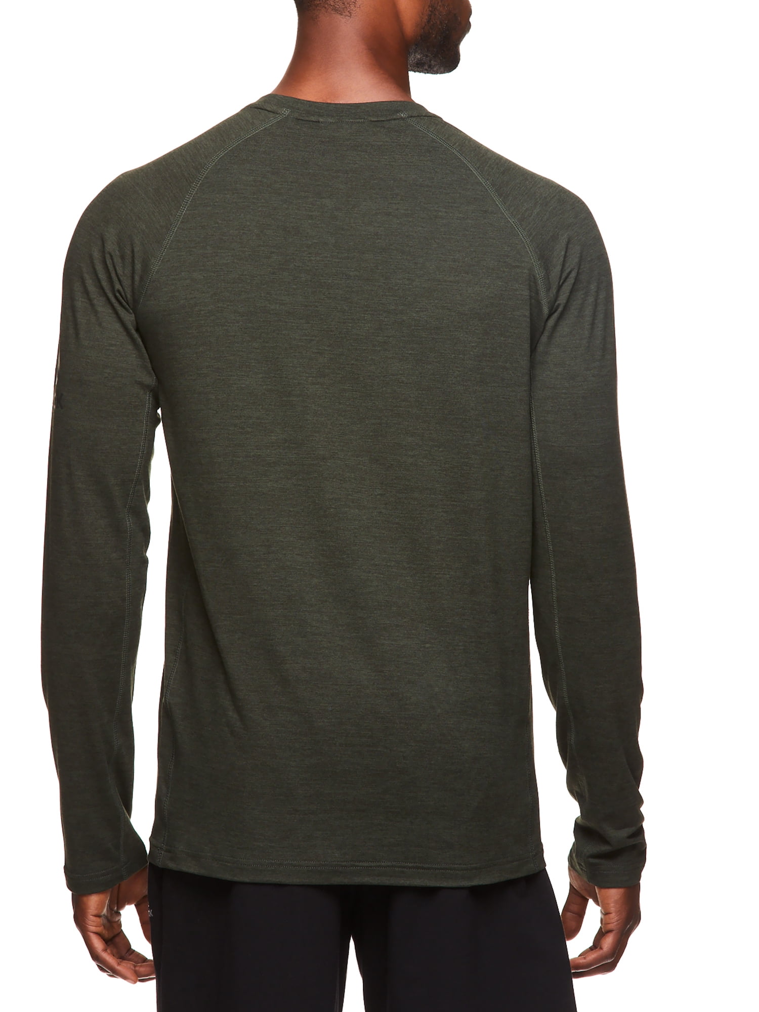Reebok Men's and Big Men's Active Long Sleeve Warm-Up Training Crew, up to Size 3XL