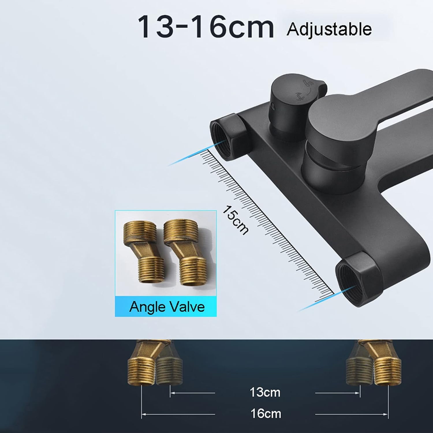 Matte Black Wall Mount Bathtub Faucet with Handheld Sprayer Stainless Steel SUS304 Single Handle Bathroom Tub Faucet Bath Shower Mixer Tap,Shower Faucet B3