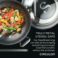 thumbnail image 4 of Circulon Clad Stainless Steel Induction 14 Inch Wok, Silver, 4 of 8