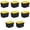Black and Yellow, variant on 18-Gallon Plastic Storage Bins with Snap-on Lids – 8-PACK, Home Organization Essential
