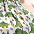 thumbnail image 3 of White Green Dinosaurs Floral Pattern Blanket,Comfortable Soft Flannel Throw Blanket,All Season,Warm Lightweight Blankets for Sofa Bed Couch Living Room Chair,30"x40", 3 of 4