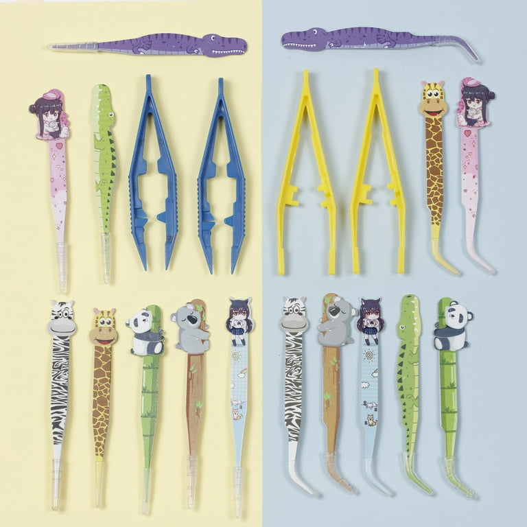 Incraftables Assorted Kids Tweezers 20pcs. Best Tweezers for Kids Including Plastic  Tweezers for Kids & Fun Craft Animal Shape Tweezers. Kids Tongs for DIY  Projects, Pearl Beads, Jewelry Making & More