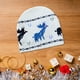 thumbnail image 5 of Ganfancp Europea y Americana Popular Fiesta de Navidad Moda Personalidad Tendencia Cálido y Frío a Prueba de Navidad Gorro de Punto con Luces Rebajas Flash Deals 1X Sombrero, 5 of 6