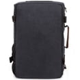 thumbnail image 4 of KAUKKO Mochila de viaje para hombres al aire libre, mochila de lona para acampar y caminar KAUKKO  FH05-Black, 4 of 5