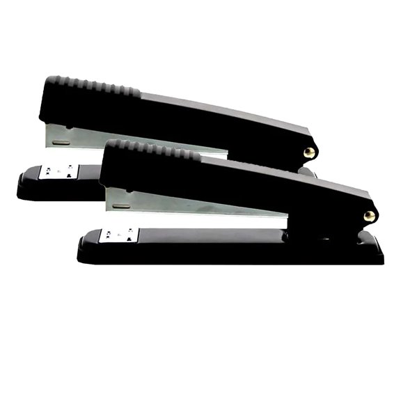 Bazic Handheld Stapler 25-Sheet Capacity Black 2/Bundle (BAZ681-2)