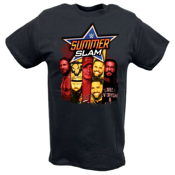 Summerslam John Cena Daniel Bryan Bray Wyatt Usos T-shirt M
