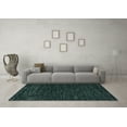 thumbnail image 3 of Ahgly Company Indoor Rectangle Abstract Light Blue Modern Area Rugs, 5' x 7', 3 of 4