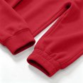 thumbnail image 7 of Women's 2 Piece Outfits Fall Winter Jogger Suits Long Sleeve Crop Tops and Sweatpants Comfy Loungewear Sets with Pockets Casual Tracksuit Red, 7 of 7