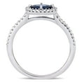 thumbnail image 4 of Everly Women's Sapphire 14K White Gold Engagement Ring, 4 of 7