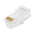 thumbnail image 1 of Monoprice - Connecteur Réseau - RJ-45 (m) - Solide - Transparent (Lot de 100), 1 of 2