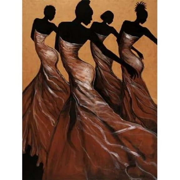 Image Conscious PDXS870DSMALL Flow Poster Print by Monica Stewart, 9 x 12 - Small