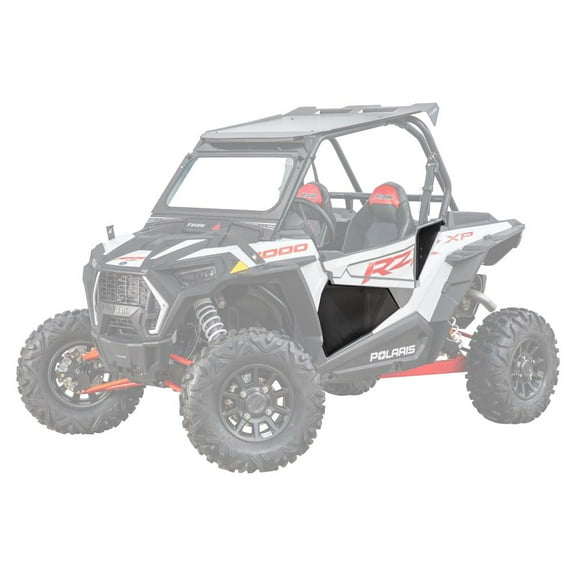 TUSK Aluminum Lower Door Inserts Black for Polaris RZR S 1000 EPS 2016-2020