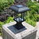 thumbnail image 5 of Fiudx Farolas Solares para Postes, Luz para Vallas Exteriores, Iluminación Blanca Cálida, Energía Solar, Sin Cableado, Ahorro de Energía, para Caminos de Jardín y Decoración de Patios, Tamaño 14 X 20, 5 of 7