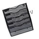 thumbnail image 4 of Organizador de archivos de pared de malla, soporte montado en la pared, soporte colgante de Metal negro con 5 bolsillos, soporte de 5 niveles para, 4 of 8