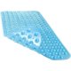 thumbnail image 1 of Blue Alfombrilla de ducha para bañera de 40 x 16 pulgadas, antideslizante y extra grande, alfombrilla para bañera con ventosas, alfombrillas de baño lavables a máquina con orifici, 1 of 5
