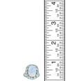 thumbnail image 5 of YoTreasure 9.66 Cts. Moonstone Sky Blue Topaz Solid Sterling Silver Cluster Ring, 5 of 7