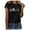 Black, variant on Ichuanyi Womens Tops, Summer Clearance Women Girls Plus Size Print Tees Shirts Short Sleeve T Shirt Blouse Tops