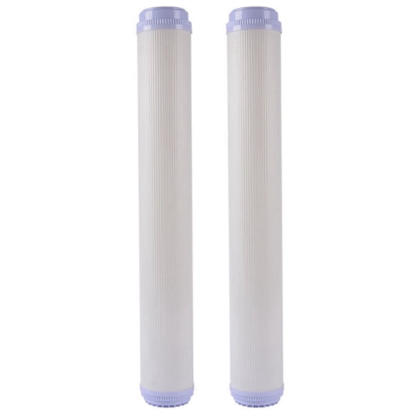 2X 20 Inch Ultrafiltration Membrane Filter Elements Flat Mouth Universal Water Purifier Filter Elements