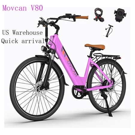 Movcan V80 Electric Bike for Commuting - 1000W Motor, Shimano Gearing, 70 Miles Range