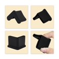 thumbnail image 4 of Flyshop 4PCS L Shaped PVC Chair Leg Caps Non-Slip Noise Reduction Protective Caps Durable Chair Leg Tips Floor Protectors End Cap to Prevent Scratches of Floor, 50 x 50mm Black, 4 of 6