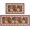 Red, variant on Farmhouse Kitchen Rugs and Mats Set of 2, Kitchen Is The Heart of The Home Kitchen Rug, Washable Non Skid Floor Mat for Home Kitchen Decor - 17x30+17x47 Inch