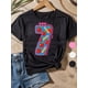 thumbnail image 1 of Girls & Teens T-Shirt - Soft Cotton Loose fit School Tee, Cute Back to Classroom outfit for 1st Day of School, everyday Casual Top for Girls & Teens, Sunny Day Clothing, Playful Print Design, 1 of 7