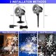 thumbnail image 4 of Proyector de luces navideñas Fammart Snowflake Snowfall, 4 of 7