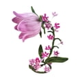 thumbnail image 3 of Productos de limpieza, Lámpara de escritorio con flores para hacer tú mismo, Lámpara de mesa con flores, Suministros de bricolaje para el hogar Rosa, 3 of 9