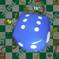 thumbnail image 3 of 2 PCS Jumbo Inflatable Giant Dice 16" - Party Decorations and Game Accessories, 3 of 5