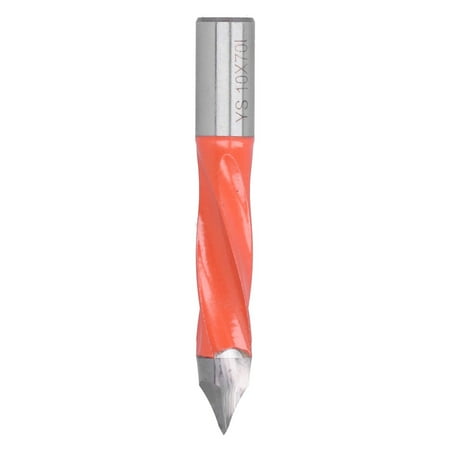 

Woodworking Drill Bit 1/2 Carbon Steel Alloy Punching Drilling Tool Bit Carpentry ToolT10x70L