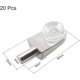 thumbnail image 2 of Glass Shelf Support Pegs 20pcs - Zinc Alloy Suction Cup Bracket Pins with Non-Slip Cushioning for Cabinets & Shelves, 2 of 5
