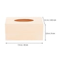 thumbnail image 2 of IFANLANDOR 2Pcs Wood Decoration Paper Box Rectangular Handmade Tissue Holder for Kids, 2 of 8