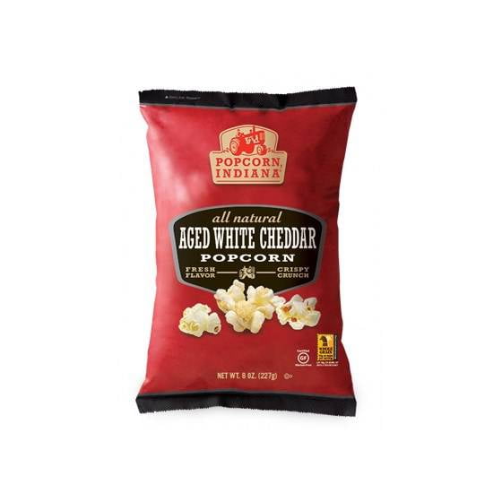 Popcorn Indiana Aged Wisconsin White Cheddar Crispy Popcorn 3.5oz (PACK