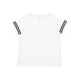 thumbnail image 3 of LAT Women's Curvy Football T-Shirt - 3837, 3 of 4