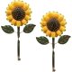 thumbnail image 1 of 2 ganchos de girasol de metal vintage para decoración de llaves para el hogar, oficina, baño, 11 Feliz Sencillez, 1 of 5