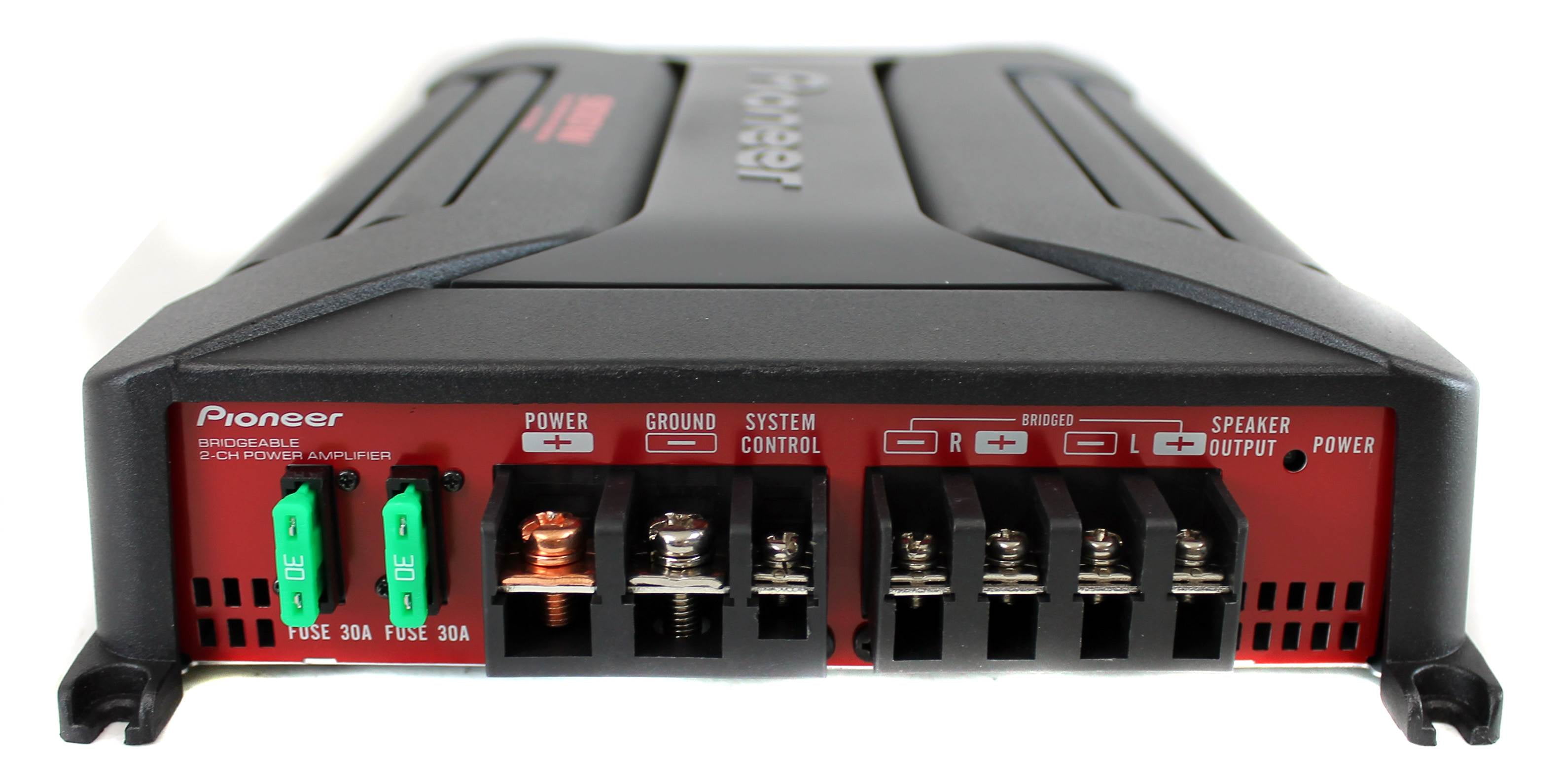 Pioneer GM-A5602 2-Channel Bridgeable Amplifier with 900 Watts Max Power and Bass Boost Control