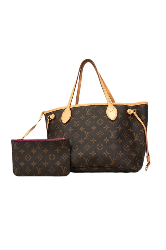 Pre-Owned Louis Vuitton Monogram Neverfull PM Tote Bag M41001 Fuchsia (Women's)