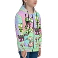 thumbnail image 3 of Invader Zim Cute Teen Sweatshirts Hoodies Youth Hooded Hoody Fashion Zipper Coat For Boys And Girls, 3 of 7