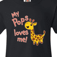 thumbnail image 4 of Inktastic My Pops Loves me- cute giraffe Youth T-Shirt, 4 of 5
