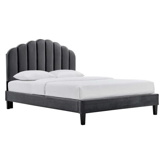 Modway Daisy Performance Velvet Full Platform Bed