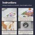 thumbnail image 7 of Bath Tub Mat Non Slip Anti Mold For Bpa Free Incl Hooks -  Sea Animals 40x16 200 Suction Cups Machine Washable Eu Certified, 7 of 7