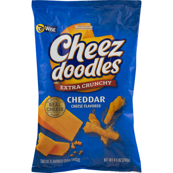 Wise Foods Cheez Doodles Extra Crunchy Cheddar, 3-Pack 8.5 oz. Bags